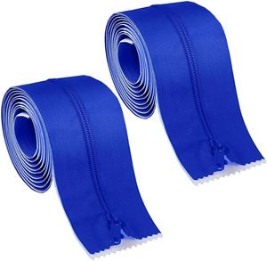 213cm Self-Adhesive Nylon Zipper Custom Length 7ft 213cm for Construction Cleaning Restoration