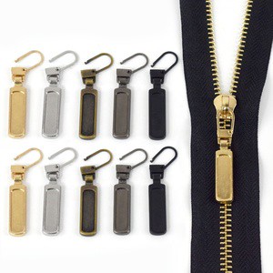 For Deepeel ZT922 8.5*48mm Colorful Zinc Alloy Zipper Pullers Hardware Bag Clothing Shoe Accessories for Garments