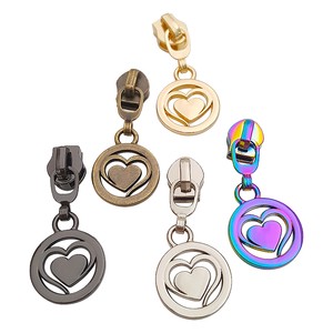 Fashion #5 Nylon Zipper Puller rainbow Garment Zip Pullers Custom Metal Zipper Pulls