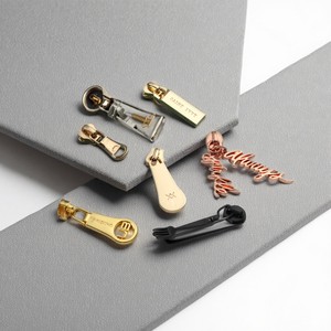 Custom Logo PU Leather Zipper Slider Tag Puller Head Zipper Pulls For Handbags And Outdoors Zipper Sliders Product