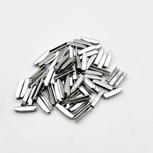 Custom Nickel Teeth Zipper Slider Sustainable Top Stop for Shoes Garments Bags Rectangle Nylon Pin Box with Metal Zipper