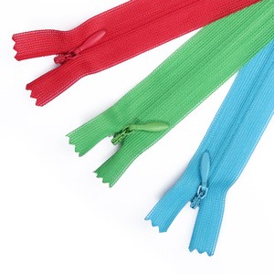 No.3 Nylon Close-end Invisible Zippers for Garment /Bag/ Pillow/ Skirt