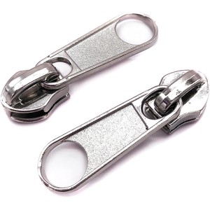 U-Meking Metal Zipper Slider #5 - Custom Logo Pull Tab Replacement for Bags Luggage Backpack Wholesale