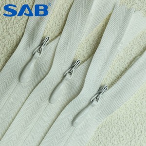 Invisible Nylon Zipper for SAB for Outerwear & Sportswear Garments