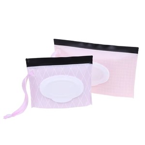 Wholesale EVA Travel Clutch Dispenser Bag Hand Face Wet Wipe Pouch Box for Outdoor Wet Tissue Wipes Packaging Printing Products