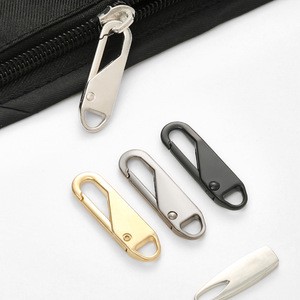 SAS Zipper Supplier Removable Portable Zip Pull Gold Silver Black Detachable Zipper Head Slider Puller