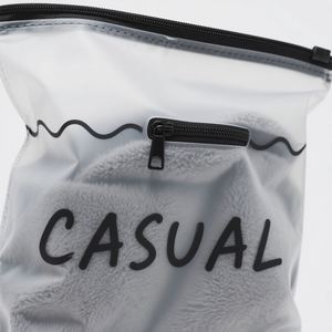 2025 Hot Matte Biodegradable Packaging Custom Cloth Clear Slider Zip Lock Bags Matte Plastic Shipping Frosted Zipper Bags