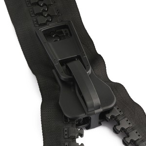 Customize Heavy Duty #20 #15 Resin Zipper For Outdoor Tents Black 30# Plastic Zipper