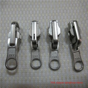 Genuine for YKK No. 5 Double-Sided Jacket Liner Special Puller Rotating Metal Zipper Slider for Clothing