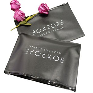 Hot Sale Matte Frosted PVC EVA Slider Zipper Bag,High Quality Custom Resealable Frosted pp Eva Opp Slider Bag Pvc Frosted Bag