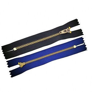 Custom Fashion Nylon & Polyester Zipper with Striped Fabric Long Chain and Silver Teeth Zipper Accessories