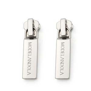 Customize Engraving Logo Zipper Pull 5# Auto Lock Zipper Puller for Clothing