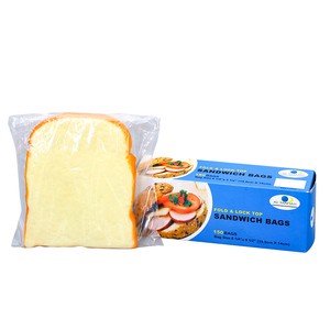 YURUI Plastic Food Grade Pleated Bag Fold Top Sandwich Bag