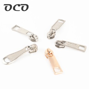 OCO Wholesale Custom 5 Zip Sliders Custom Logo Puller Zipper for Bags Zipper Puller