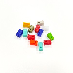 Custom Colored Plastic Zipper Sliders for Transparent Stationery Bags, Clip Buckles, Apparel and Packaging Bags