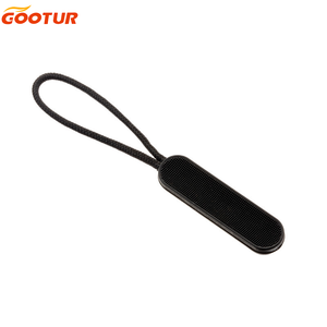 Custom PP Material Plastic Zipper Puller with Textured Design Durable Cord Zipper Head for Bags and Apparel Accessories
