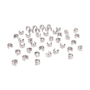 Stainless Steel Metal Insertion Zipper Pin Box for Zipper Insertion Pin Zipper Bottom Stop Top Stoppers