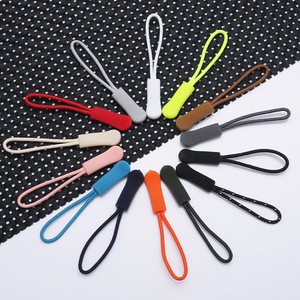 Custom Eco-Friendly Silicone Zipper Pullers Colorful Clothing Accessories for Shoes Plastic Zipper Sliders with Custom Design