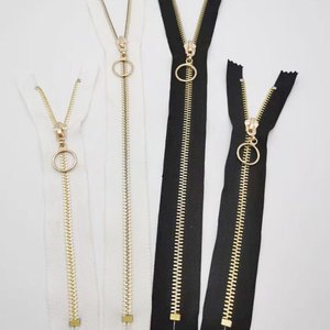 5#Metal Zippers With Pearl Zipper Slider Multi-color Metal Zipper Sewing Zip Tools Garment Accessories for Sewing