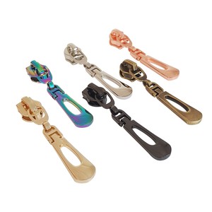 Hot Sale Color #5 Zipper Slider Metal Zipper Puller Custom Free Design Logo