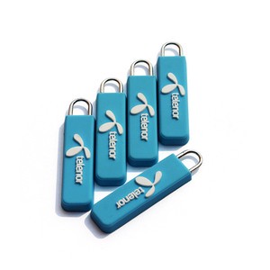 Custom Logo Pvc Rubber Zip Pullers Metal Accessories Nylon Zipper Sliders for Garment Bags