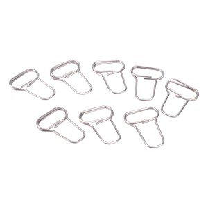 Factory Customized High Quality Stainless Steel Zipper Pull Replacement Universal Metal Zipper Puller Slider