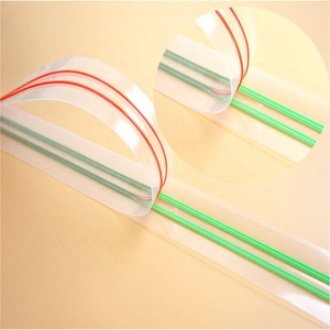 Wholesale single/double track zipper seal bag PE material for vacuum bag and waterproof bag manufacturing
