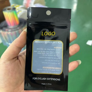 Custom logo Gift Packaging clear Plastic Zipper Bags Free Design Zip Lock Bags