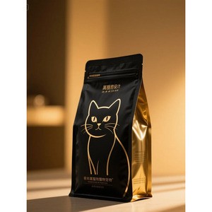 OEM Custom Large Recyclable PE Plastic Dog & Cat Food Bag Dried Pet Food Stand up Pouch with Valve Direct Factory Supply