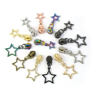 Deepeel ZT946 5# Garment Sewing Accessories Auto-Lock Zipper Puller for Jacket Decorative Replaceable Alloy Nylon Zipper Slider