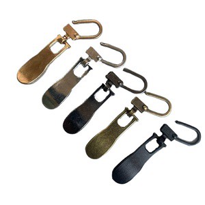 Custom Engraved Detachable Metal Zippers & Accessories Slider Zipper Sliders Zips Puller Lock for Zipper Repair for Hoodies
