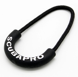 Factory Custom Logo Cheap Zipper Pull Cord Design Pvc Plastic Rubber Zipper Puller Rope for Tent Bags Clothing Tracksuit Garment