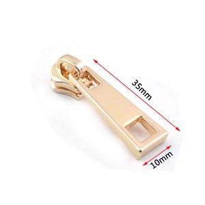 Hot Selling New Product Vintage Zipper Pull Luxury Metal Slider For Bags/Clothes Zinc Belt Professional Luggage Classic Carton