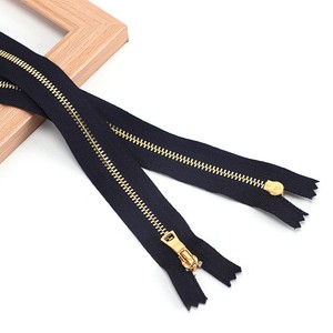 Manufacturer's Custom Metal Zipper With Gold Luxury Puller Sew Slider Logo-for Jeans Shoes Handbags Garments Bags