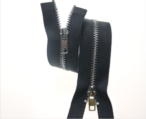 Customized #5 Metal Brass Y-Teeth Zipper Two-Way Open with Common Tape for Clothes DIY Accessories Hand-sewing Supplies