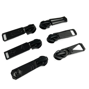 Quality Assurance Popular Custom Style Black Fashion Multi-purpose Zipper Sliders for Bags Clothes