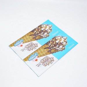 Custom Printed Plastic Heat Seal Ice Cream Packaging Eco-friendly Durable Popsicle Packaging Pouch Bag for Sale