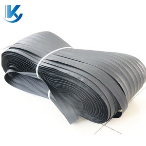 3#5#8#10# Waterproof Roll Zipper TPU Long Chain Waterproof Nylon Zipper Black Water Assistant Zipper For Tent Waterproof Zip