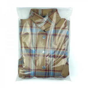 Wholesale Eco-Friendly Clothing Packing Clear PE Slider Zipper Poly Bag