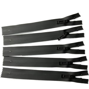 High Quality 5# Custom Length Custom Zipper Slider Fashion Nylon Waterproof Zipper for Pants Clothes