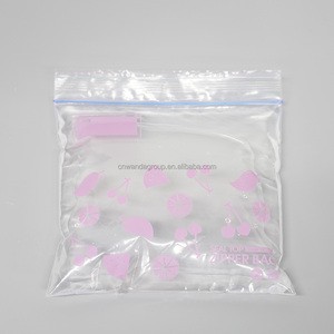 Eco-Friendly Zipper Resealable Food Packaging Plastic Ziplock Bag PE Zipper Lock Packaging Slider Self-Sealing Plastic Bag