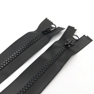 Custom Long Chain Plastic Waterproof Open End Zipper Tape for Clothes