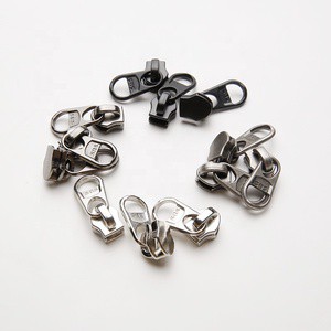 SBS High Quality Metal Slider Puller Durable Size 5 Reverse Short Zipper Puller for Luggage and Garments Factory Wholesale