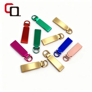 High Quality Custom Metal DIY Sewing Bags and Handbags Accessories Replace Nylon Zippers Slider for Bag Zips Head Pulls