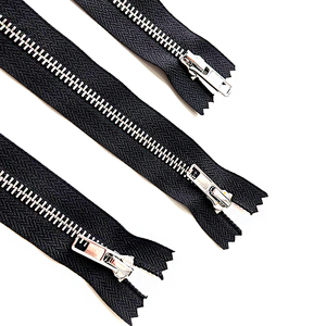 High Quality 5# Brass Y Teeth Paint Metal Zipper with Auto Lock Slider Nickel Color Closed End for Jeans Shoes Garments