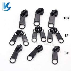 Custom Waterproof Luggage Bags with Single or Double Pull Metal Zipper Slider 8#10# Zinc Alloy Material