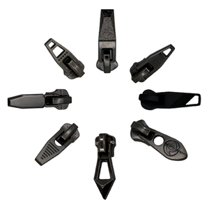 Auto Lock High Quality Metal Plated Gold Zipper Puller Custom Logo for Zipper Slider Manufacturer Supply for Metal Zipper