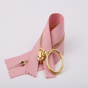 No.3 Custom Logo Metal Copper Close-End Zipper Various Sizes for Down Jackets Bags Clothing Jeans Garments