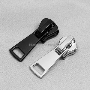 3#5#8#Platinum Copper Teeth Metal Zipper Slider Pull Tab Zipper Head Luggage and Clothing Hardware Accessories Pull Head Instock