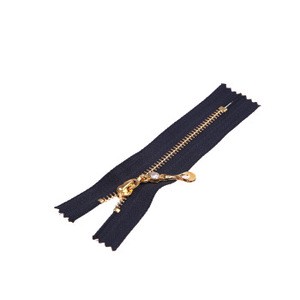 DAWEI Brand Custom High Quality 3# Golden Teeth Autolock Slider Brass Zipper Personalized Names Rhinestone Slider Metal Direct